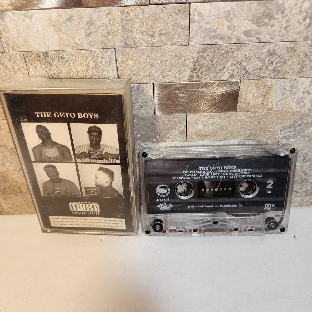 The Geto Boys Self Titled 1990 Cassette Tape Rap-A-Lot Def American 4-24306
